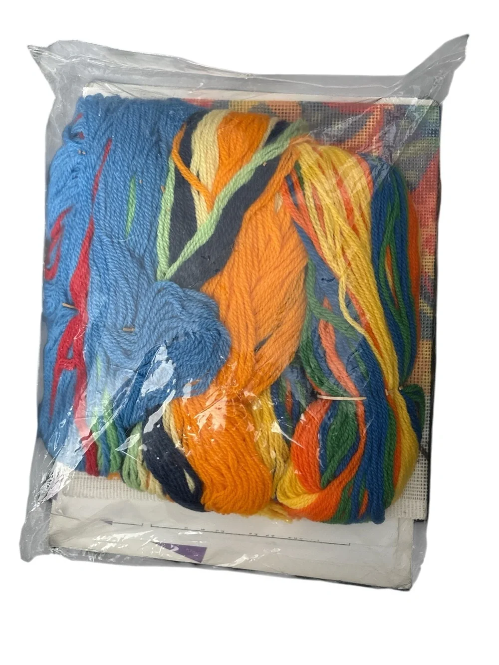 Janlynn Seahorse Needlepoint finished size 14x14 design by Johnny Karwan